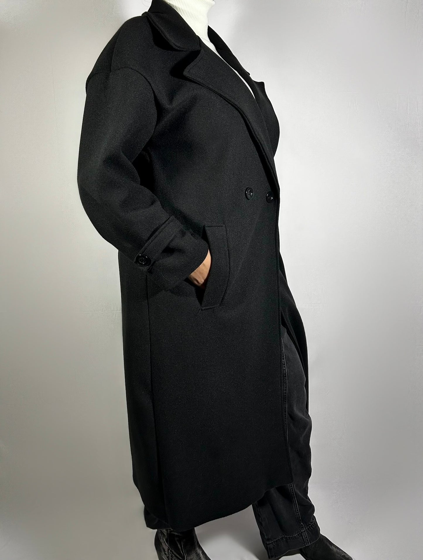 Manteau long noir