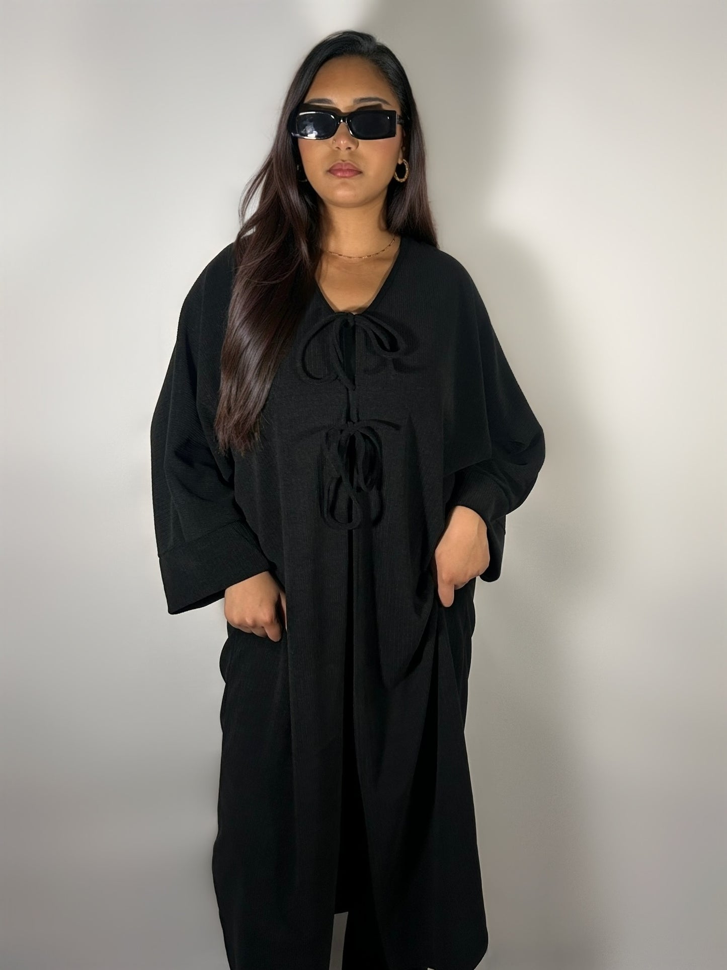 Kimono à nœud noir